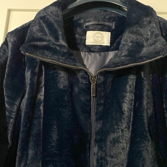 Navy blue large Marina Ronaldo designer jacket . - Picture 3 of 6